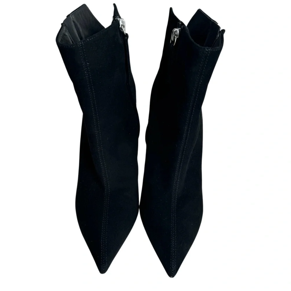 Giuseppe Zanotti Ankle Zip Booties Black Suede
